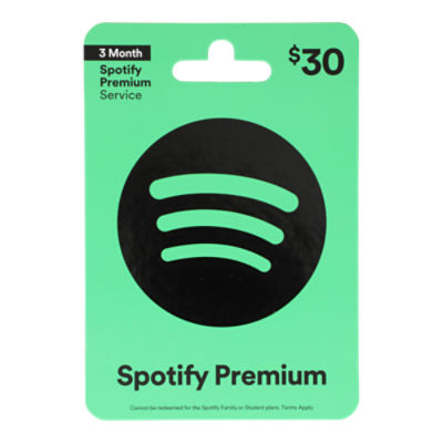 Spotify $30 Gift Card, 1 each - Gourmet