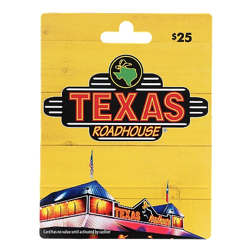 Texas Roadhouse $25 Gift Card