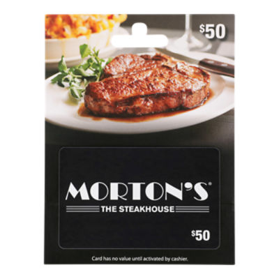 Morton's $50 Gift Card       , 1 each, 1 Each