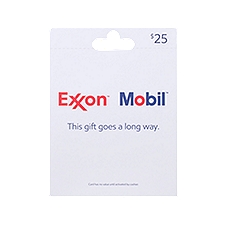   Exxon Mobil $25 Gift Card , 1 each