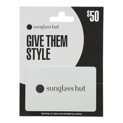 Sunglass Hut $50 Gift Card, 1 each