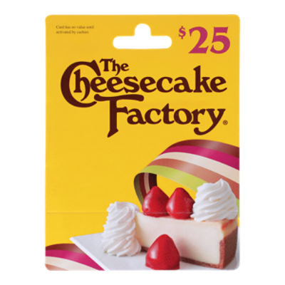 The Cheesecake Factory $25 Gift Card, 1 each, 1 Each