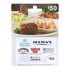 Landry's Multibrand Restaurant $50 Gift Card, 1 each