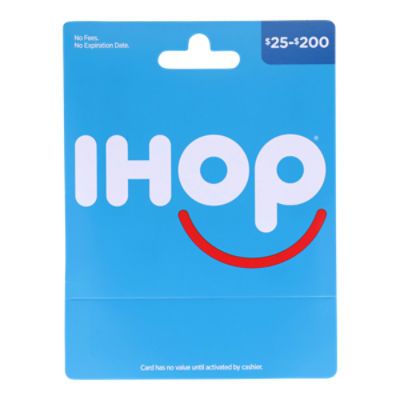 IHOP $25-$200 Gift Card, 1 each