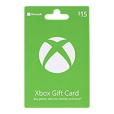 Microsoft Cash $15 Gift Card, 1 Each