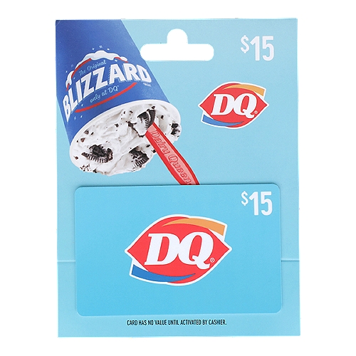 Dairy Queen $15 Gift Card