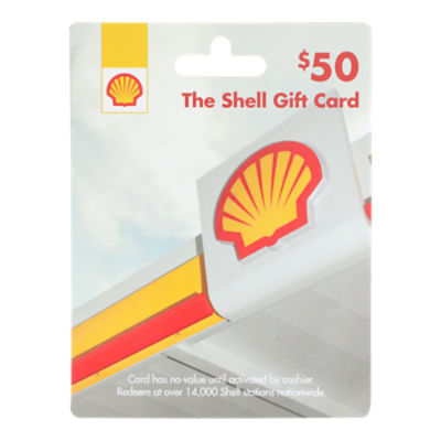 Shell $50 Gift Card, 1 each, 1 Each