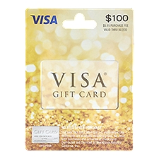 Visa $100 Gift Card - Sparkle, 1 Each