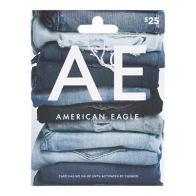 American Eagle $25 Gift Card, 1 each