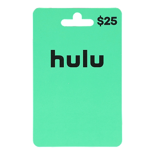 Hulu $25 Gift Card    , 1 each