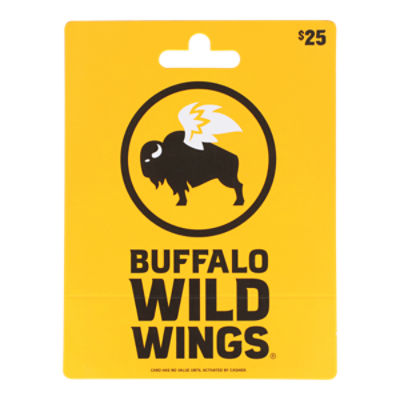 Buffalo Wild Wings $25 Gift Card, 1 each