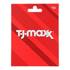 TJ Maxx $25 Gift Card, 1 each