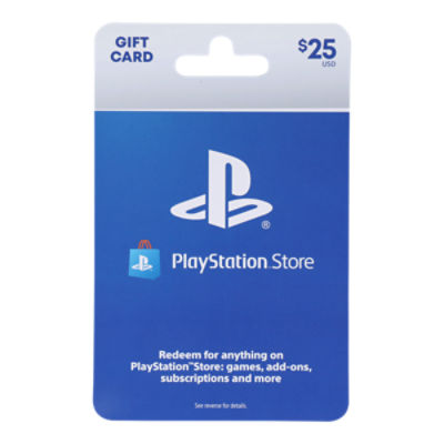 Sony Playstation $25 Gift Card, 1 each