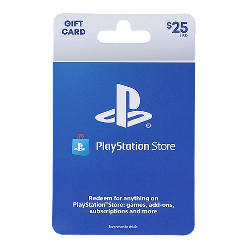Sony Playstation $25 Gift Card