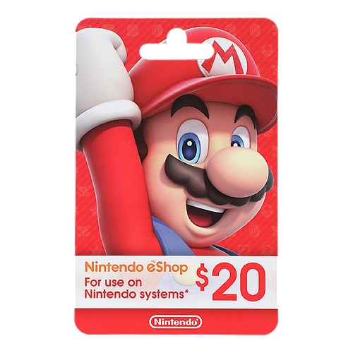 Nintendo American $20 Gift Card