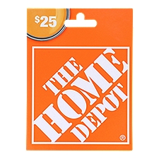 Home Depot $25 Gift Card, 1 each