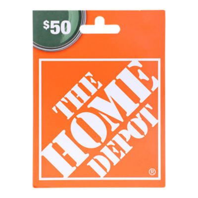 Home Depot $50 Gift Card, 1 each, 1 Each