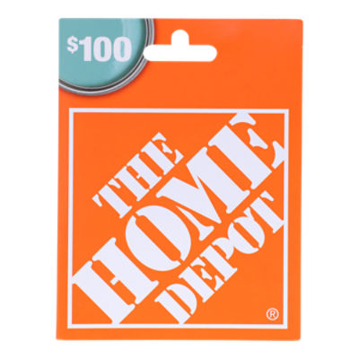 Home Depot S $100 Gift Card, 1 each, 1 Each