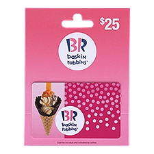 Baskin Robbins $25 Gift Card  , 1 each