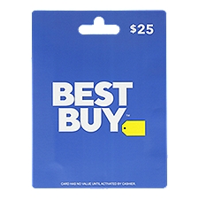 Best Buy $25 Gift Card  , 1 each, 1 Each
