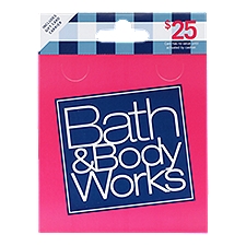 Bath & Body Works $25 Gift Card  , 1 each, 1 Each