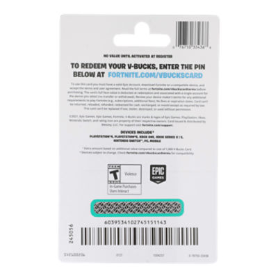 Fortnite gift card store codes nintendo switch