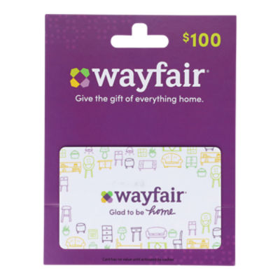Wayfair.com $100 Gift Card   , 1 each