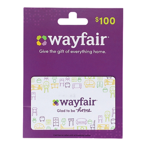 Wayfair.com $100 Gift Card   , 1 each