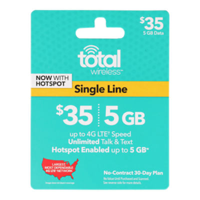 Total Wireless $35 Gift Card, 1 each, 1 Each