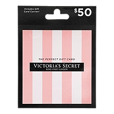 Victoria Secret $50 Gift Card, 1 each