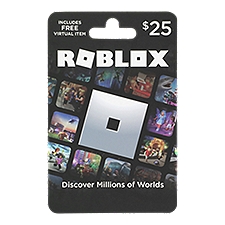 Roblox $25 Gift Card    , 1 each