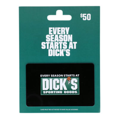 Dicks Sporting Goods $50 Gift Card, 1 each, 1 Each