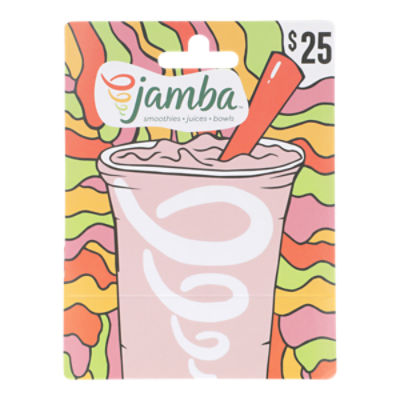 Jamba Juice $25 Gift Card , 1 each