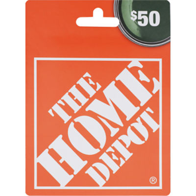 Home Depot $50 Gift Card, 1 Each