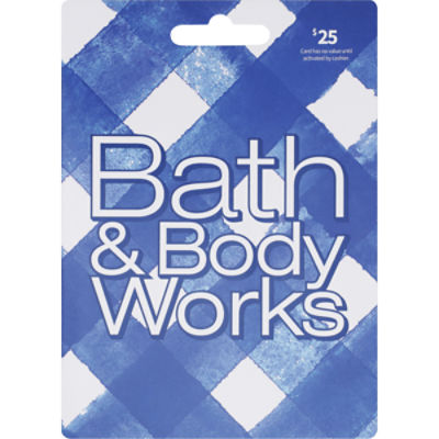 Bath and Body Works $25 Gift Card, 1 Each