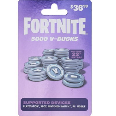 Fortnite $36.99 V-Bucks Gift Card, 1 Each