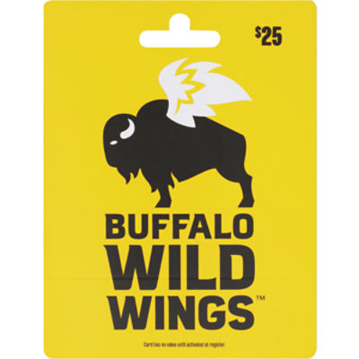 Buffalo Wild Wings $25 Gift Card, 1 Each