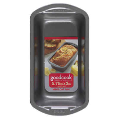 GoodCook Premium Nonstick Steel Mini Loaf Pan, 5.75'' x 3'', Gray ShopRite
