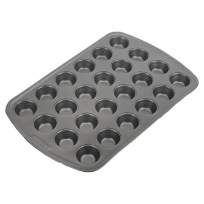 GoodCook Nonstick Steel 24-Cup Mini Muffin Pan, Gray - ShopRite