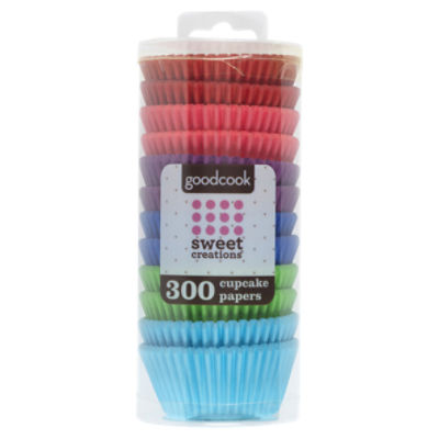 GoodCook Cupcake Papers, Assorted colors, 300-count