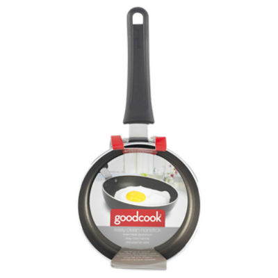 GoodCook Everyday Nonstick Aluminum 4.6'' Mini Frying Pan, Black