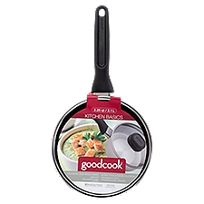 GoodCook 2.25 Quart Stainless Steel Sauce Pan With Glass Lid, 1 Each