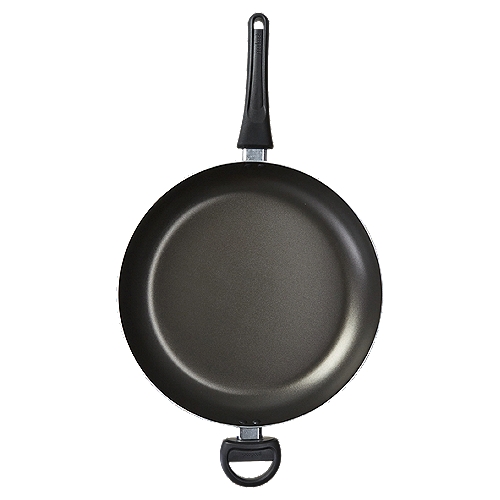 GoodCook Nonstick Aluminum 13.5'' Extra Large Frying Pan, Black
