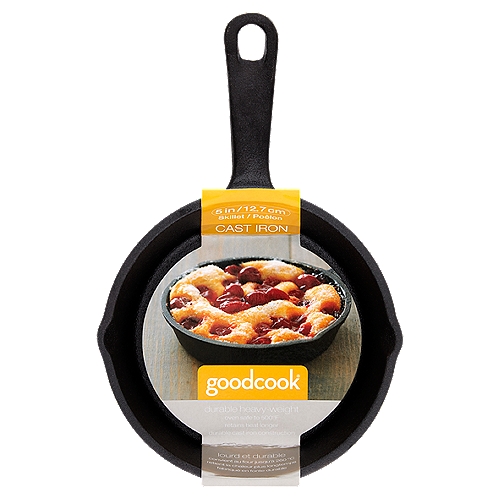 GoodCook Cast Iron 5 in Skillet Pan