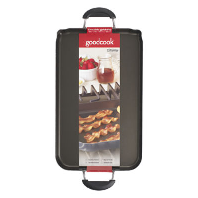 GoodCook Double Burner Griddle, 18"X11"