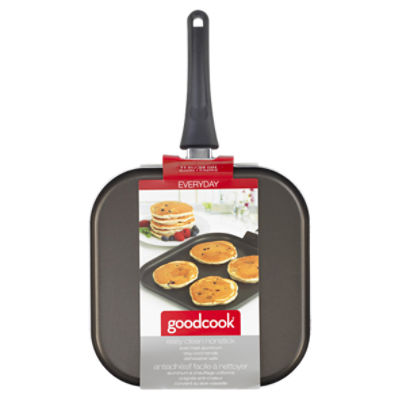 GoodCook Nonstick Aluminum 13.5'' Extra Large Frying Pan, Black