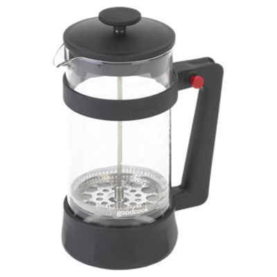 GoodCook Koffē 8 cup Plastic Frame Coffee Press black, with heat resistant  glass removable carafe - The Fresh Grocer