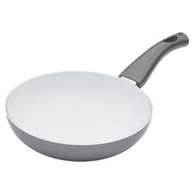 Bialetti Easy Eco-Friendly Nonstick Ceramic 7.75'' Frying Pan, Silver