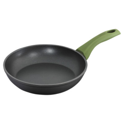 Bialetti Simply Italian Nonstick Aluminum 8'' Frying Pan, Gray/Green