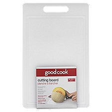 GoodCook Double-Sided 10'' x 15.5'' HDPE Cutting Board, White, 1 Each
